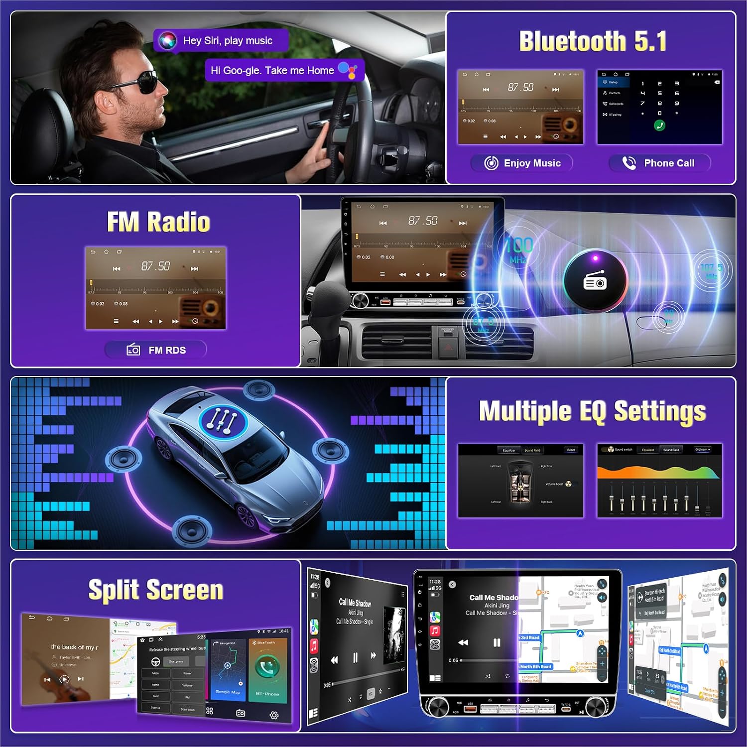 Leadfan 8 CORE 4+64G Car Radio for Honda Odyssey 2005-2010 image 5