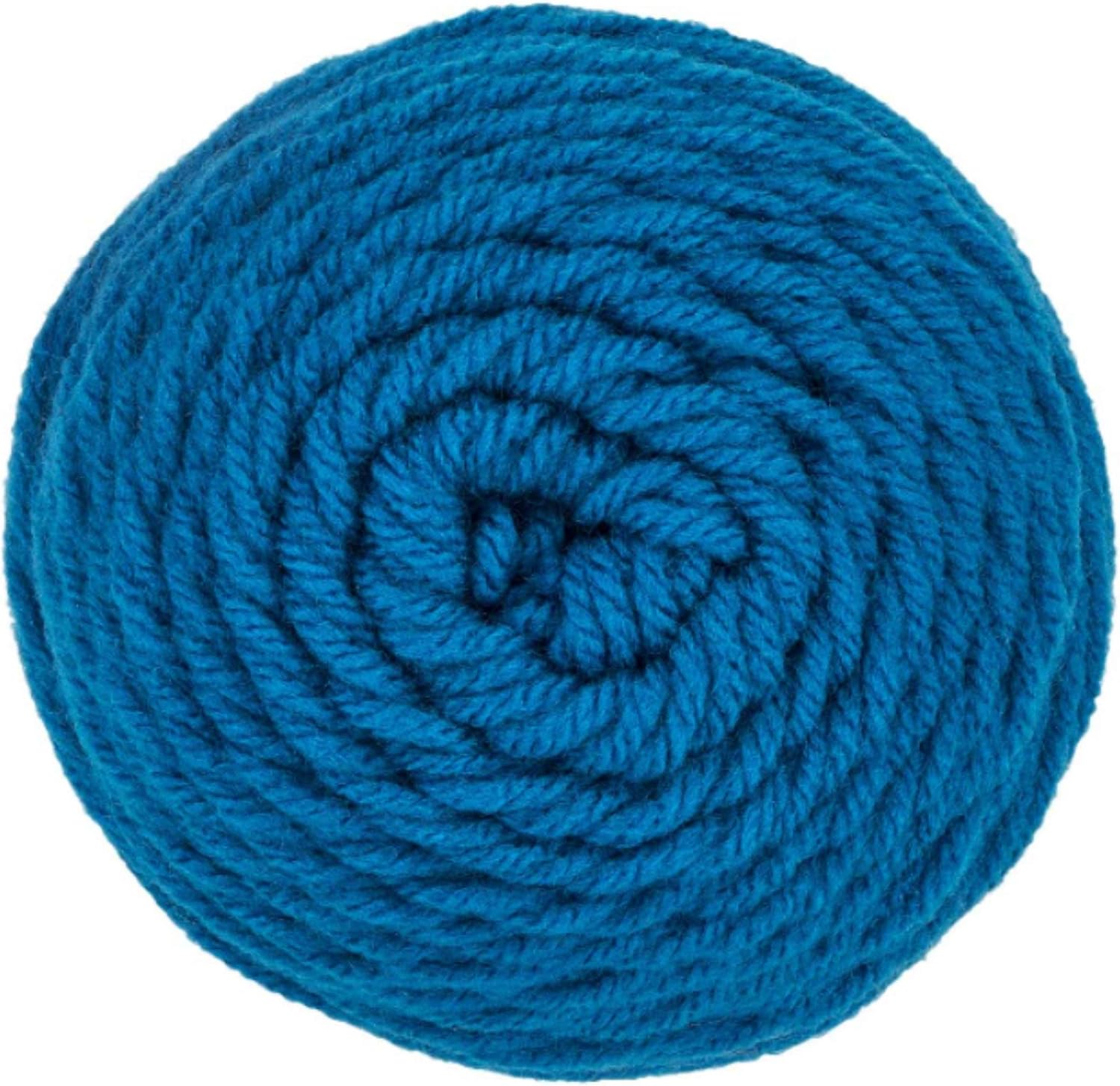 Red Heart Yarn Super Saver 100% Acrylic Worsted Weight Yarn for Knitting and Crocheting - Yarn Pack of 6, 7oz Each (Blue)