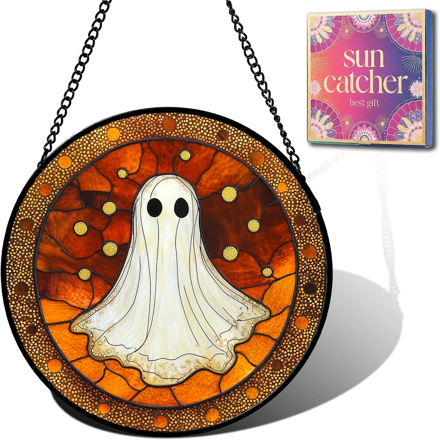 Gothic Ghostly Sun Catchers Indoor Window Decor Acrylic Suncatchers 9.8"