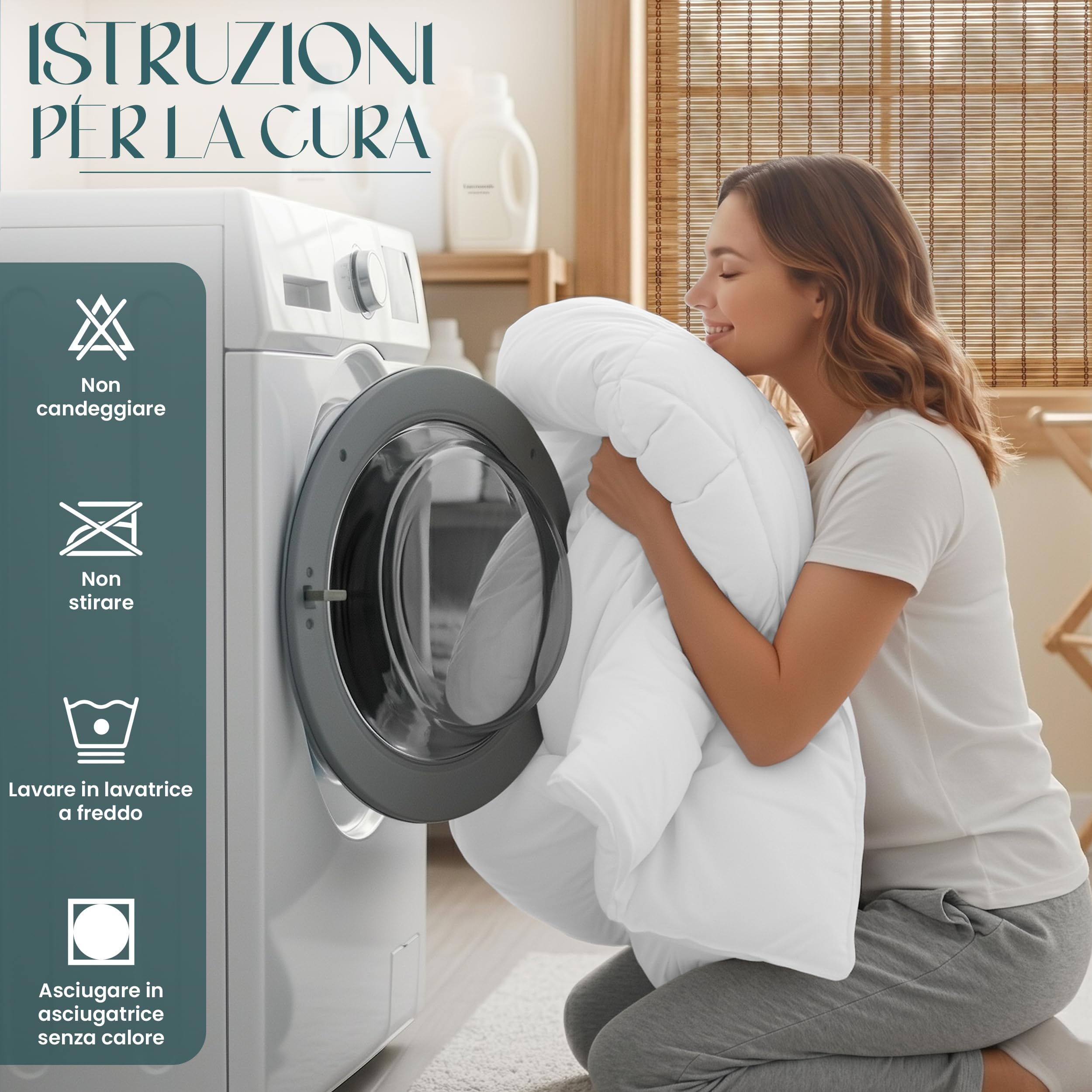 Utopia Bedding Piumone 220x240 cm, Piumino matrimoniale, Trapunta 100% Microfibra, Piumino Caldo (Bianco)