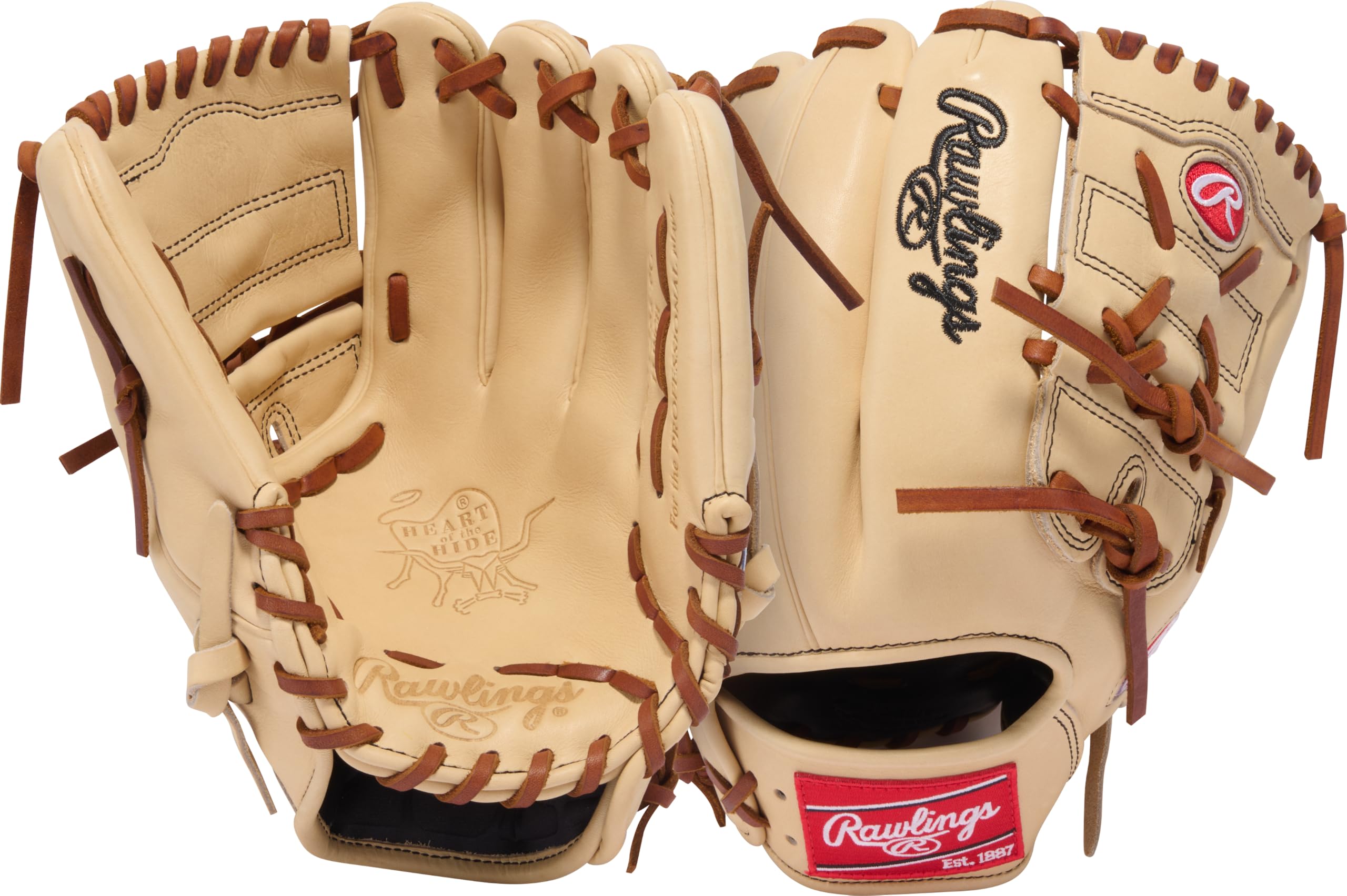 Rawlings | Heart of The Hide Baseballhandschuh | Traditioneller Einbruch | Größen 28,6 cm - 32,4 cm | Viele Styles