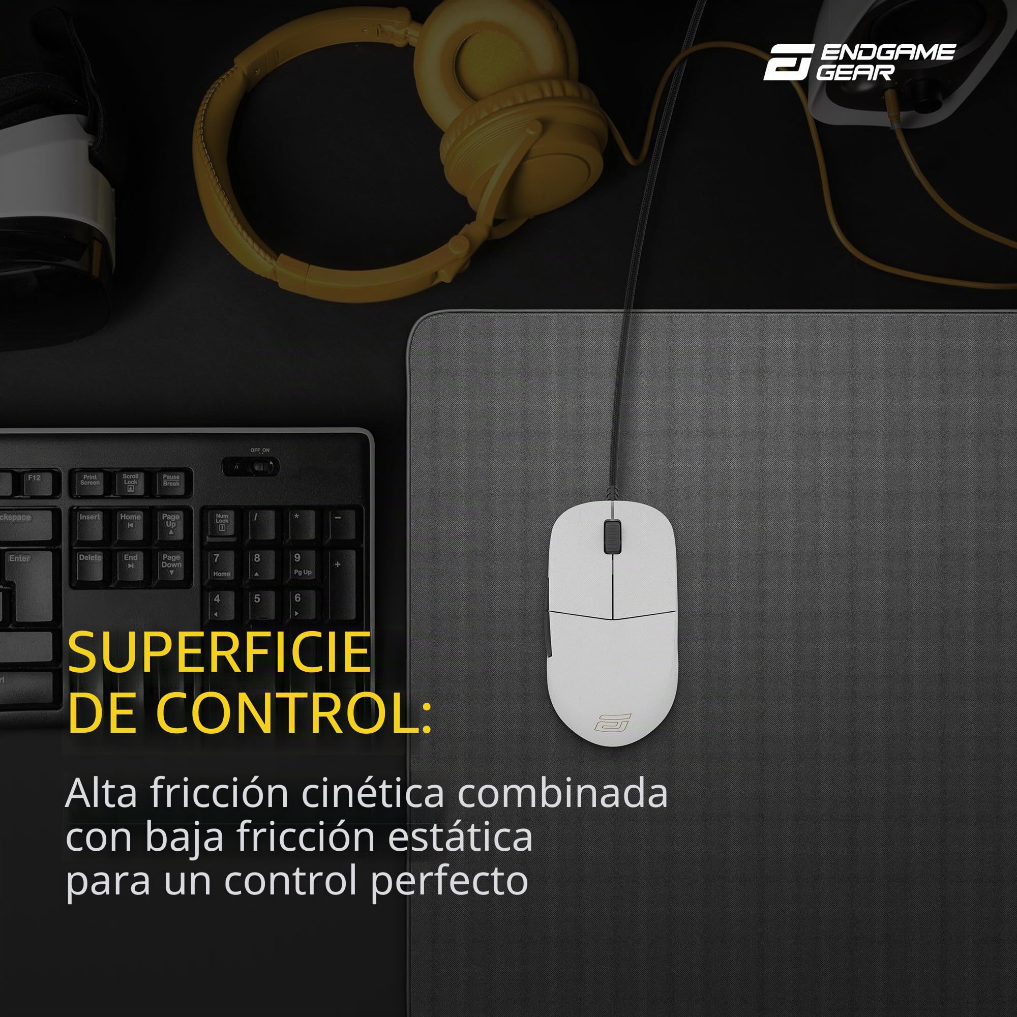 ENDGAME GEAR EM-C Plus PORON Alfombrilla de ratón para Juegos