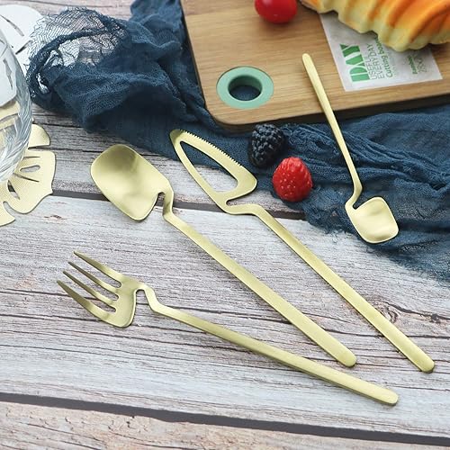 Miniatura 5 de JASHII Juego de 8 cucharaditas de café expreso de acero inoxidable para café, azúcar, postre, pastel, helado, sopa antipasto capuchino, 5.3 pulgadas