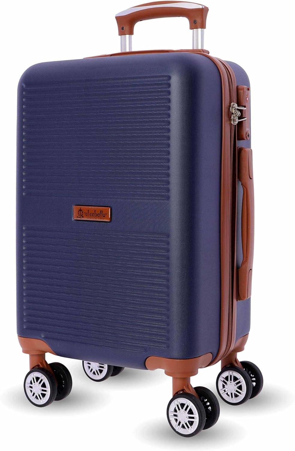 EL CABALLO – Valigie da Viaggio – Valigie da Cabina – Valigie da Viaggio – Valigia da Cabina Pesante 52 x 35 x 20 Ryannair – Bagaglio Aereo Pesante con Lucchetto TSA