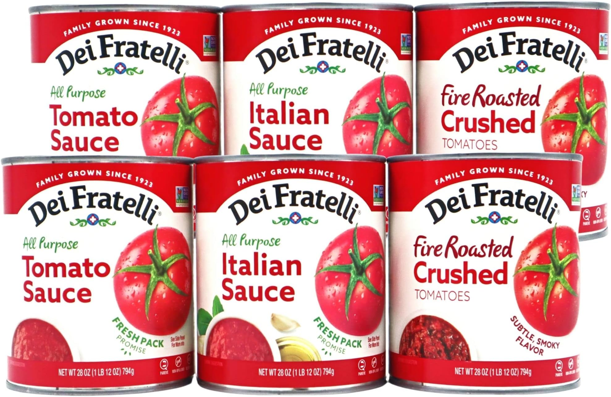 Dei Fratelli Recipe Classics Variety Pack Fire Roasted