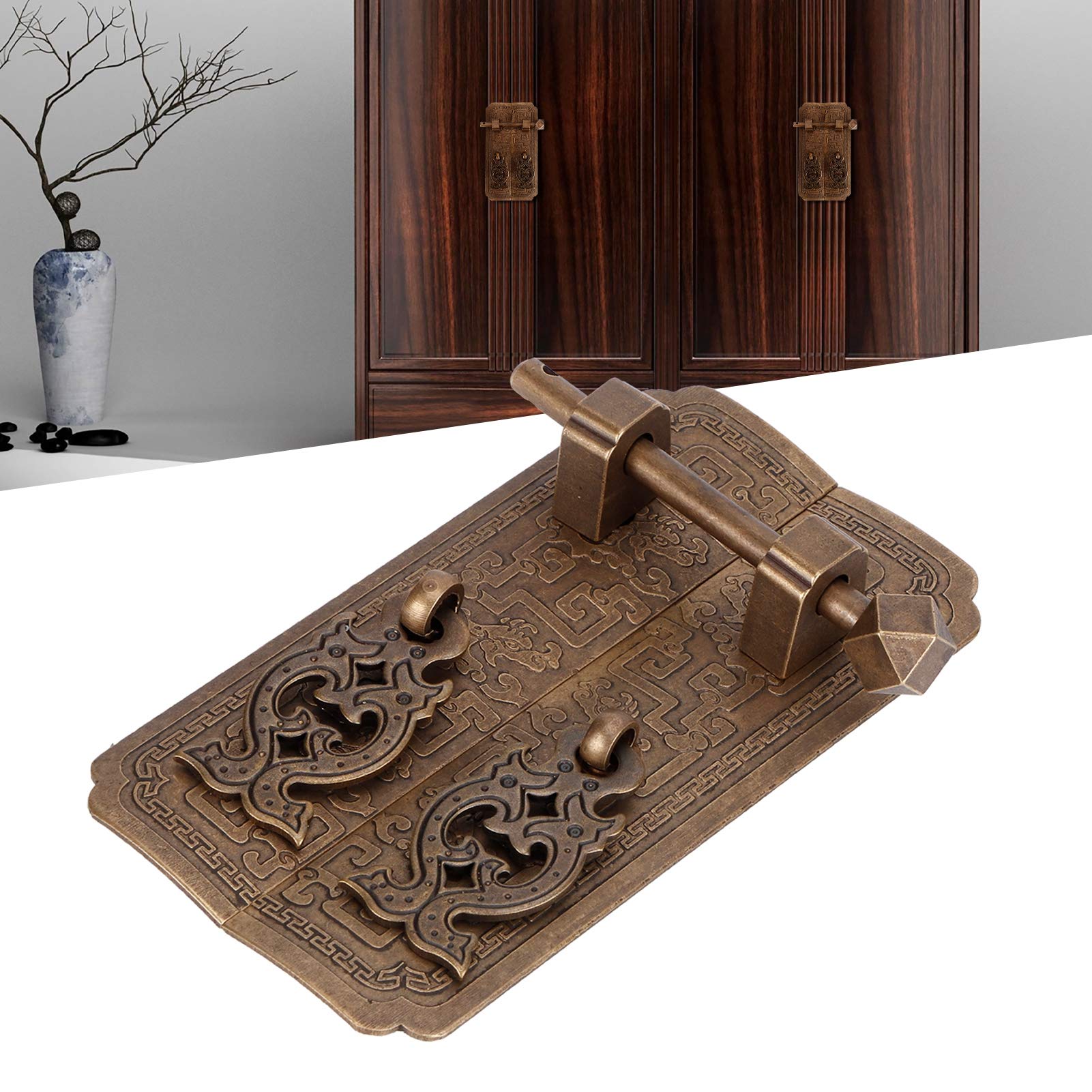 SIK® Chinese Pull Handle, Chinese Style Antique 13.2x3.6x3cm Anti