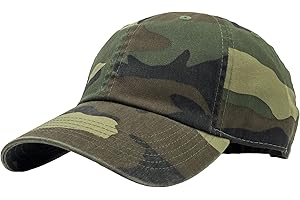 Woodland Camo Hat: Low Profile, Unconstructed Dad Cap for Outdoor Adventures
