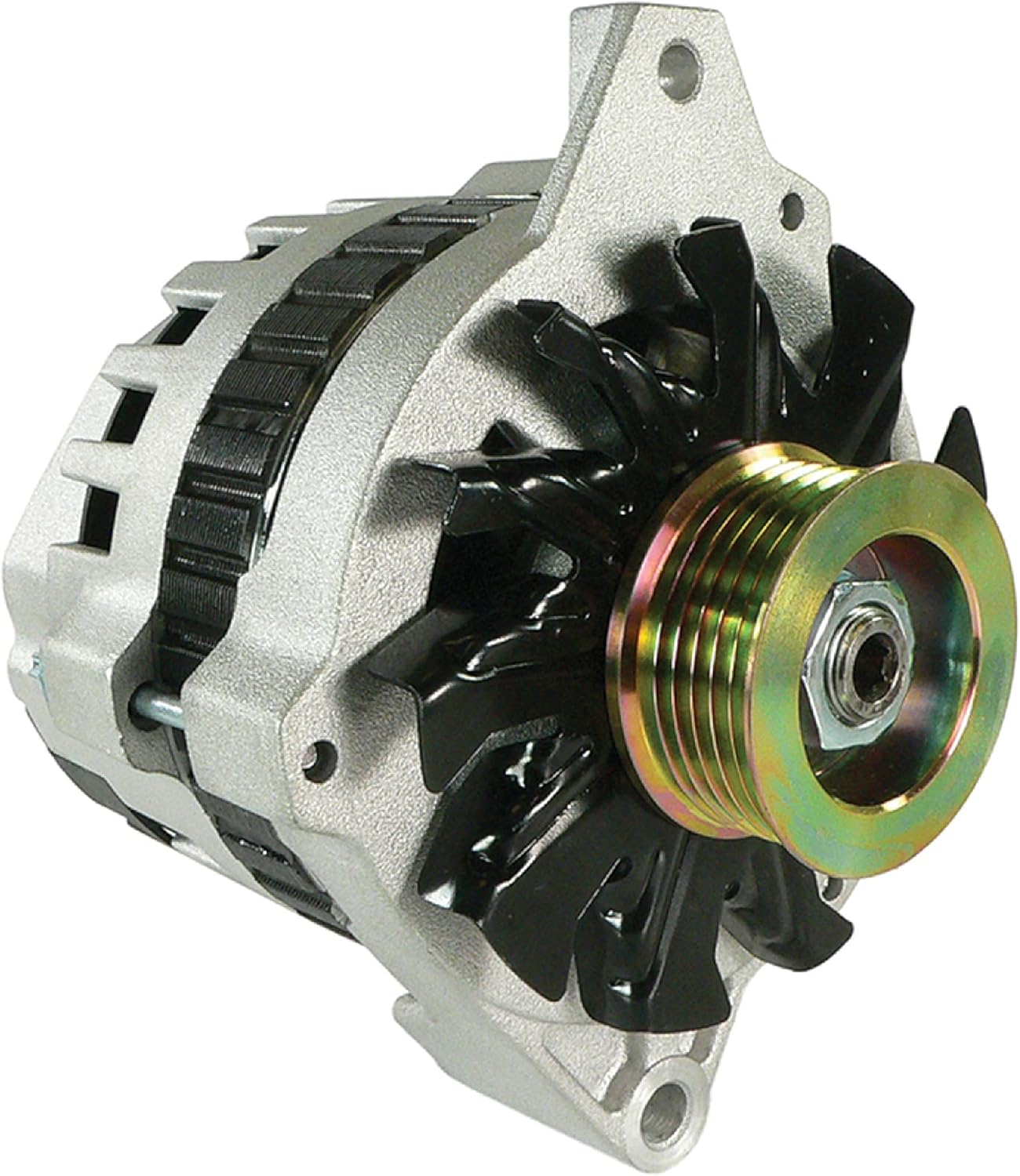 DB Electrical 400-12458 12V 105A Alternator Compatible With/Replacement For Buick Skylark 1987-1988, Somerset 1987, Chevrolet Corvette 1987-1991 321-306, 321-388, 321-465, 334-2368, Clockwise