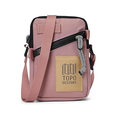Topo Designs Mini Shoulder Bag Cross Body Handbags Rose, Nylon