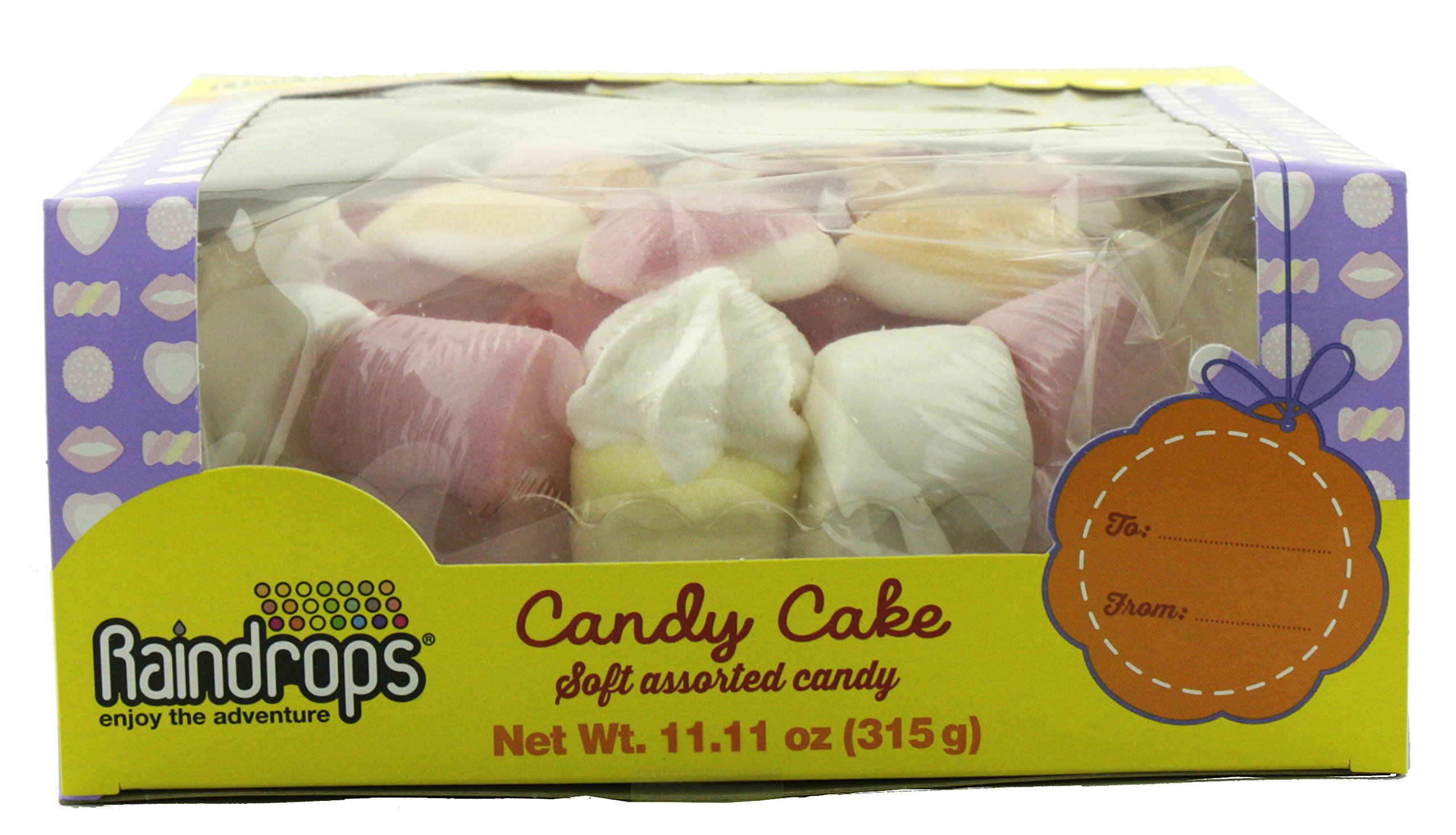 Buy Raindrops Candy Cake Made From Assorted Soft Candy, 48 Candies