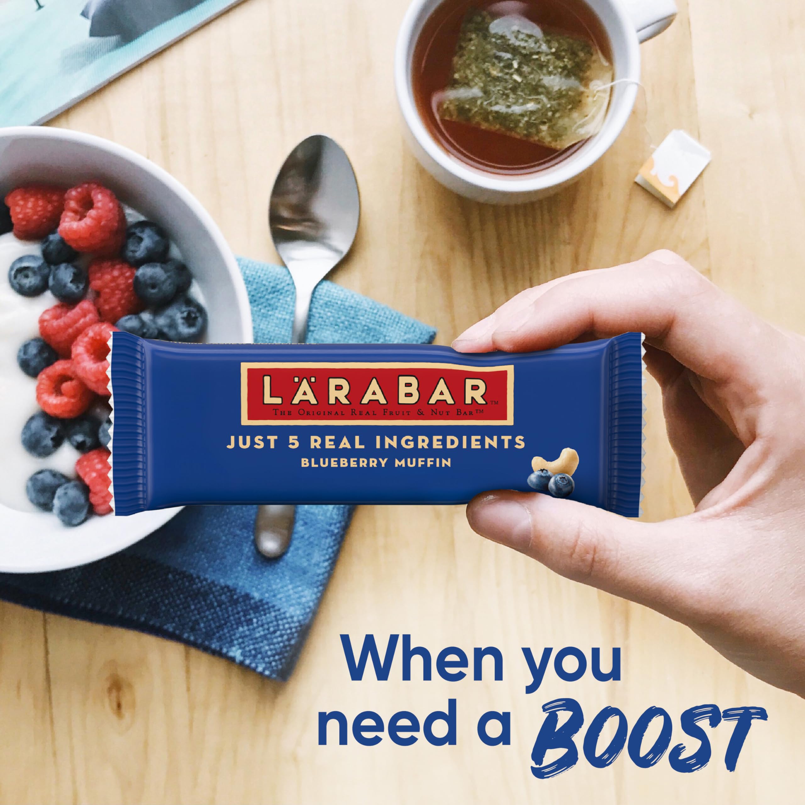 Magdalena de arándanos, 16 Bares, 1.6 oz (45 g) cada uno - Larabar