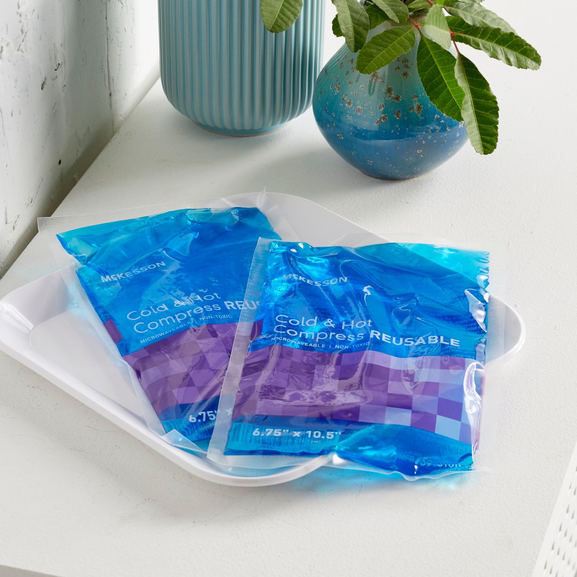 McKesson Bolsas de Gel reutilizable 6-3/4 x 10-1/2 pulgadas caliente/frío paquete 59-610R 24 por caja