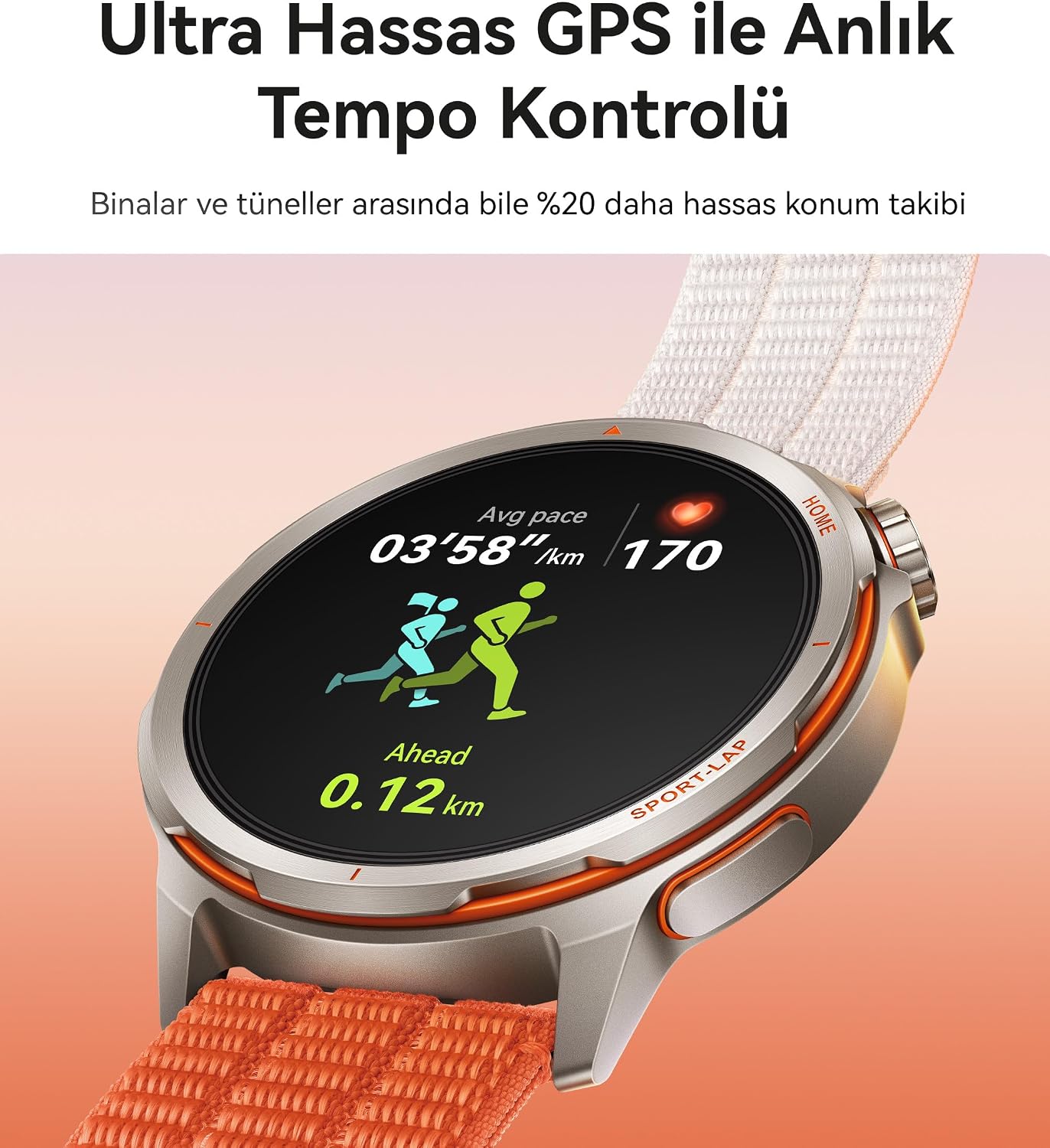 HUAWEI WATCH GT Runner 2 Akıllı Saat (Erkekler için), Mavi