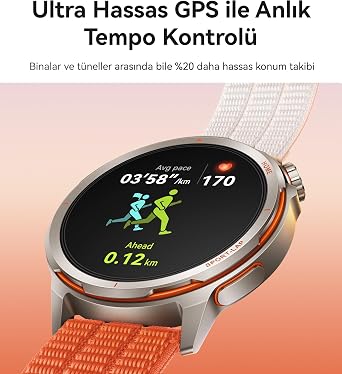 HUAWEI WATCH GT Runner 2 Akıllı Saat (Erkekler için), 14 güne kadar pil ömrü, Maraton Modu, sağlık takibi, HRV, ECG, SpO₂, uyku takibi, GPS, NFC, Bluetooth arama, iOS ve Android uyumlu, Mavi