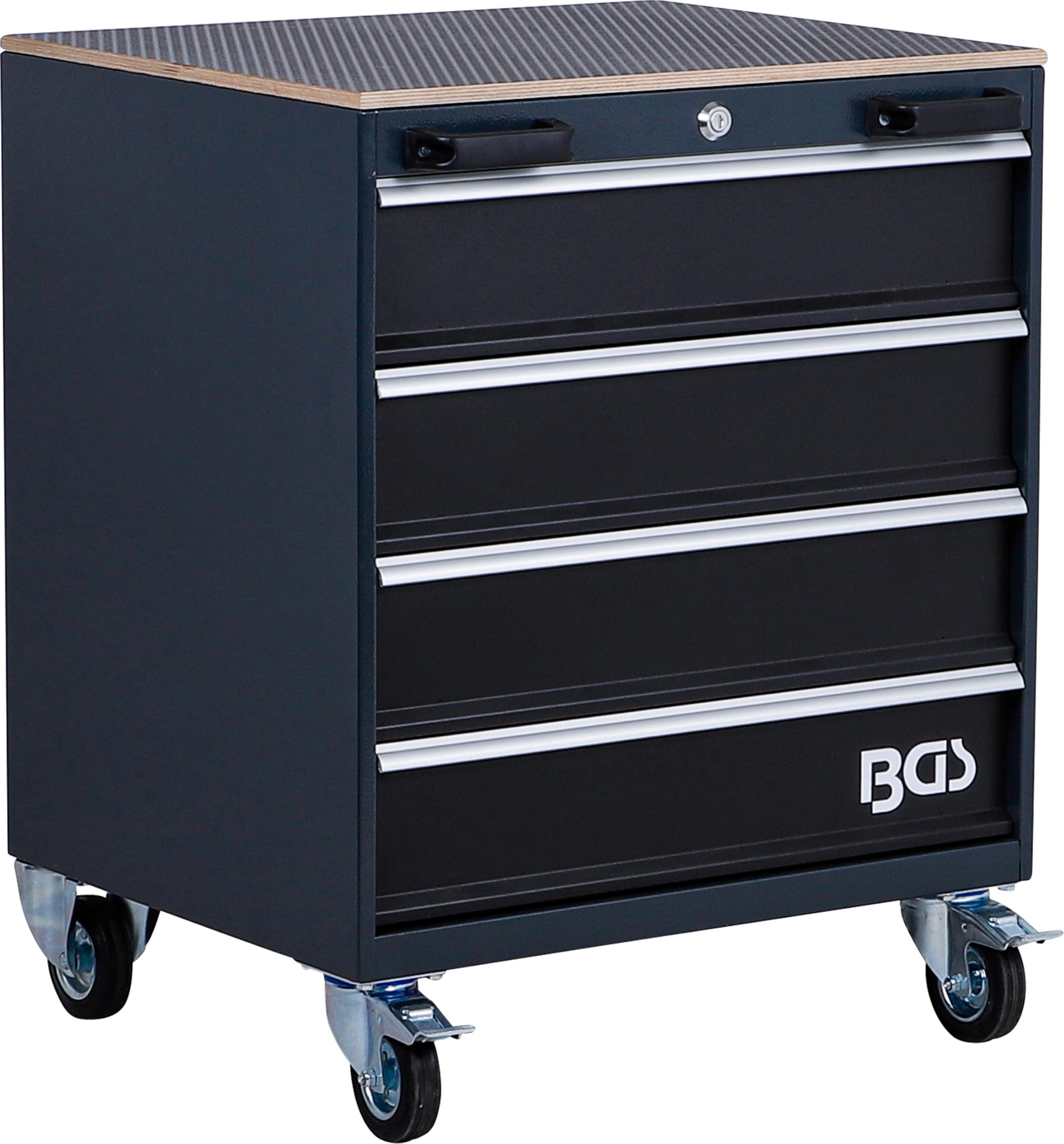 BGS 80220 | Carro de herramientas | 4 cajones | vacío | para sistema de módulos de pared