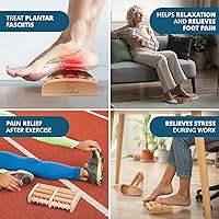 Vista 5 de TheraFlow Large Dual Foot Massager for Plantar Fasciitis Relief 2024 Edition Perfect Feet Massager Gifts for Women and Men Relaxation Gift and