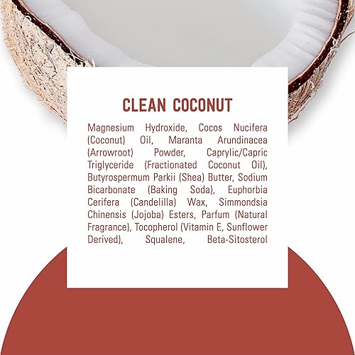 Miniatura 7 de Schmidt's Desodorante vegano sin aluminio Clean Coconut para mujeres y hombres, con protección contra olores las 24 horas, ingredientes naturales,