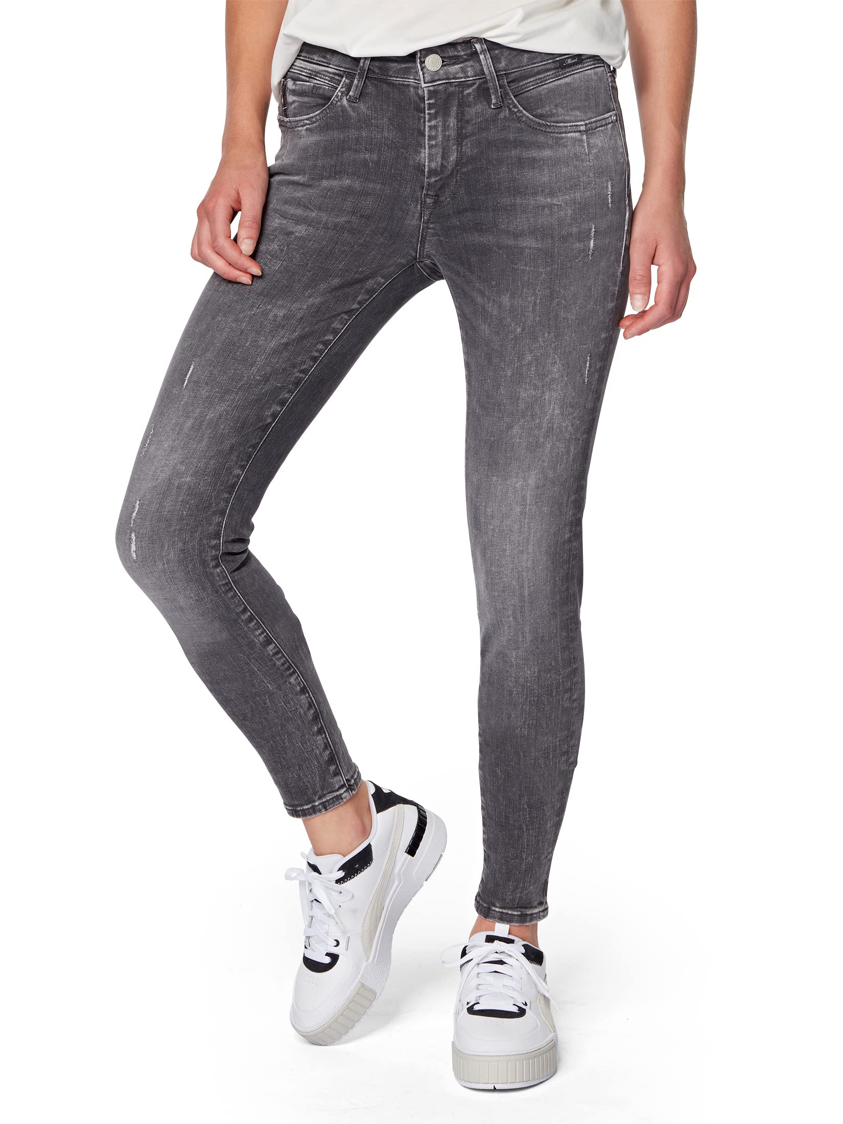 Mavi Adriana; Dark Grey Distressed Glam – Ansicht 2