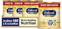 Enfamil NeuroPro Powder Baby Formula, DHA MFGM Brain Support, HuMO6 Immune Blend, 28.3oz Pack of 4