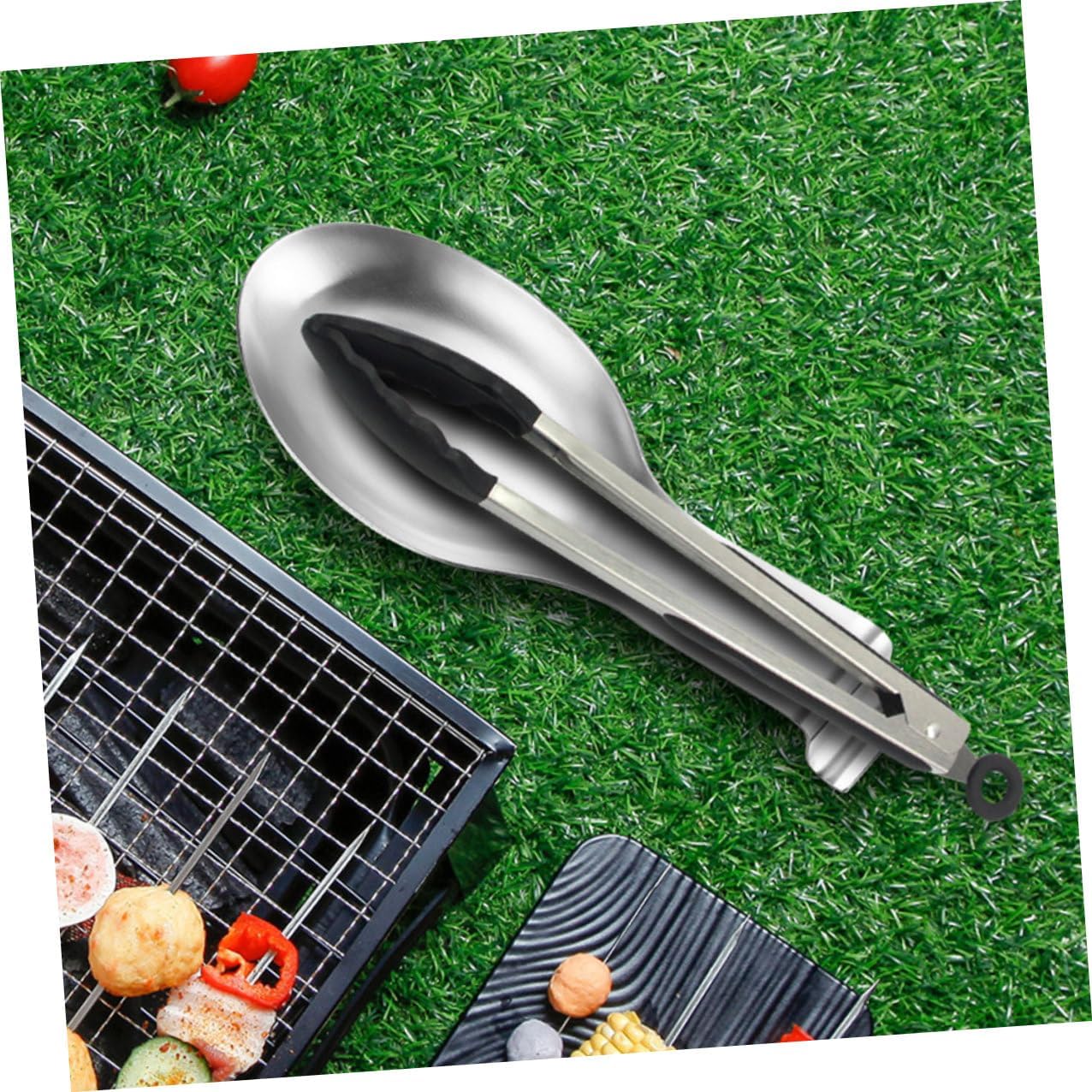 6Pcs Stainless Steel Spoon Rest Utensil Holder for Pot Kitchen Countertop Cooking Tool Organizer for Spoons Ladles Spatulas Prevents Mess and Rolling