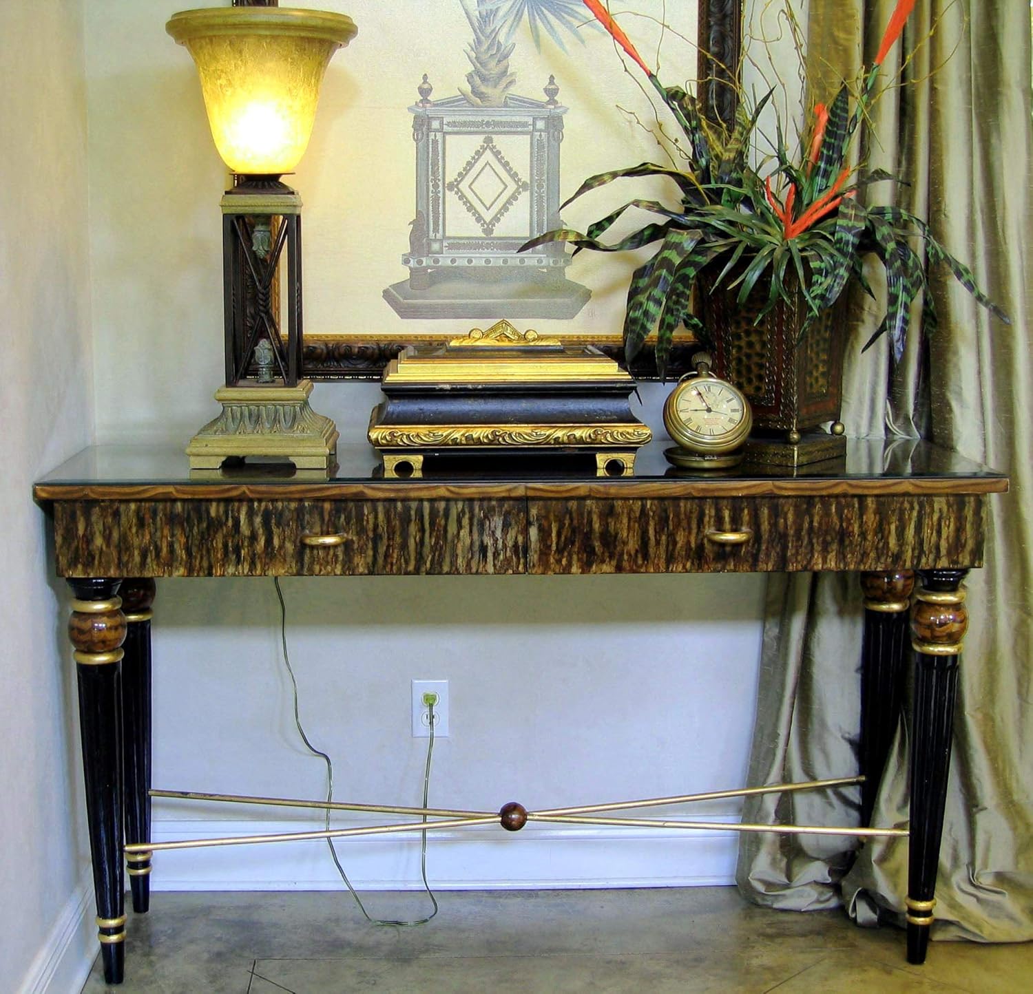Steel Silk Lamp Cord Cover 9 ft long 100% REAL SILK