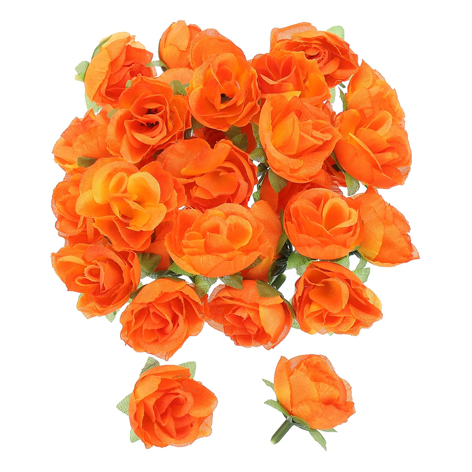 PATIKIL Mini Rose Artificial Flowers Bulk 1.2 Inch
