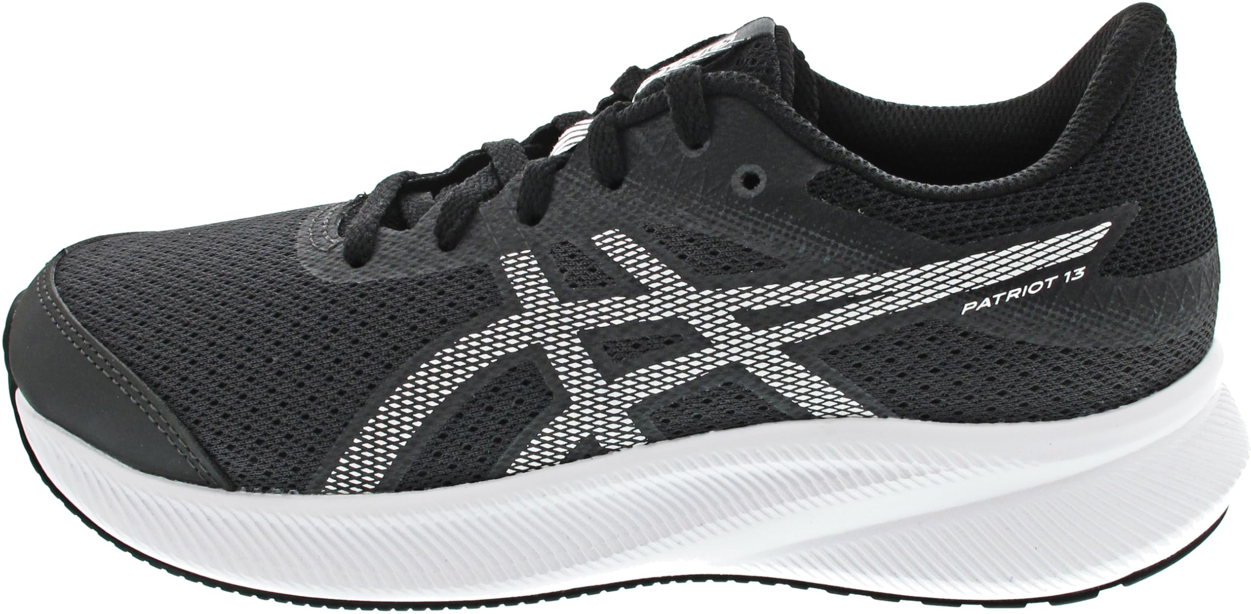 ASICS Unisex Kids Patriot 13 Gs Sneaker, Graphite Grey White, 1.5 UK