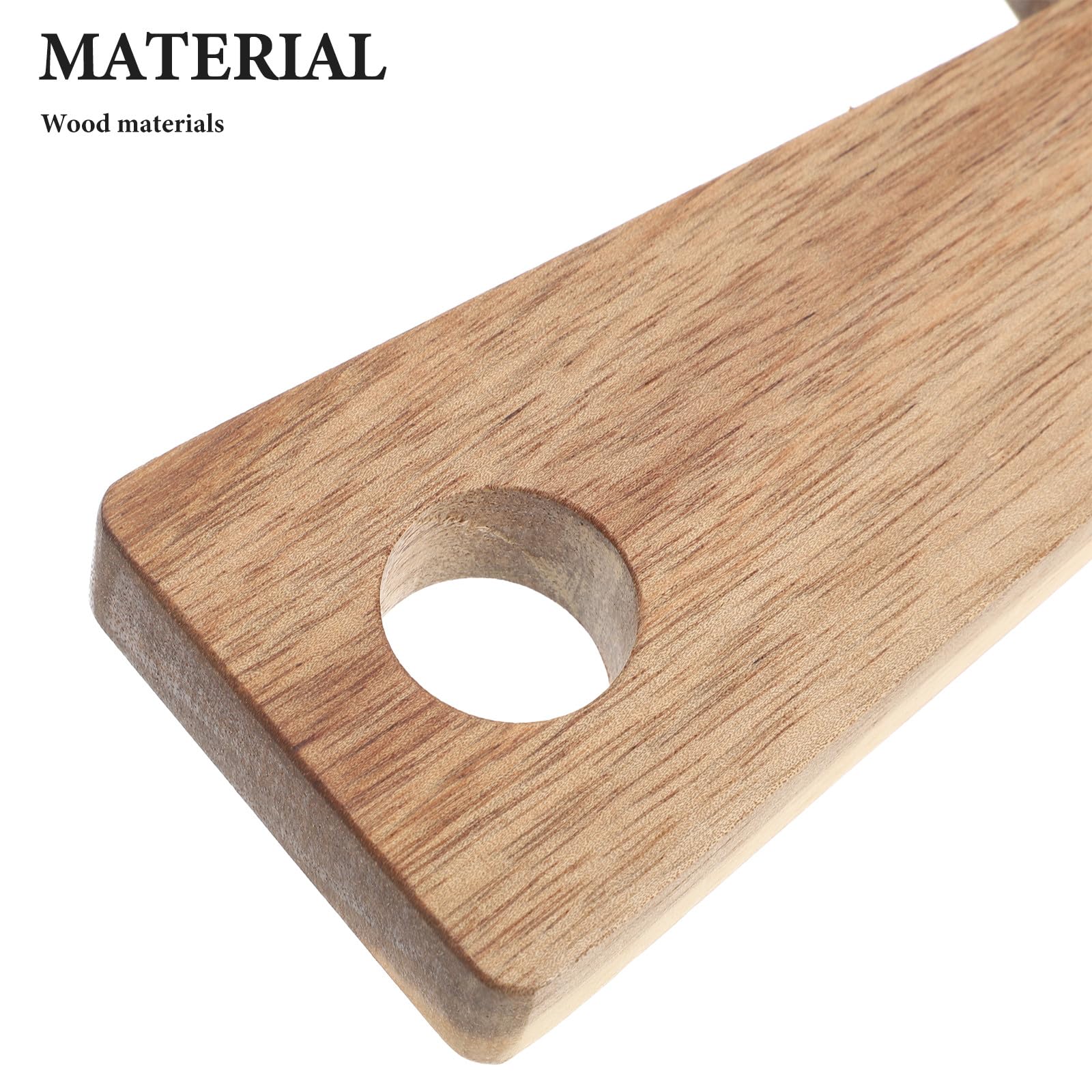 CRAFTHROU Tagliere Facile da Pulire Rotondo con Manico in Legno Resistente alle Crepe per, Formaggio e Domestica