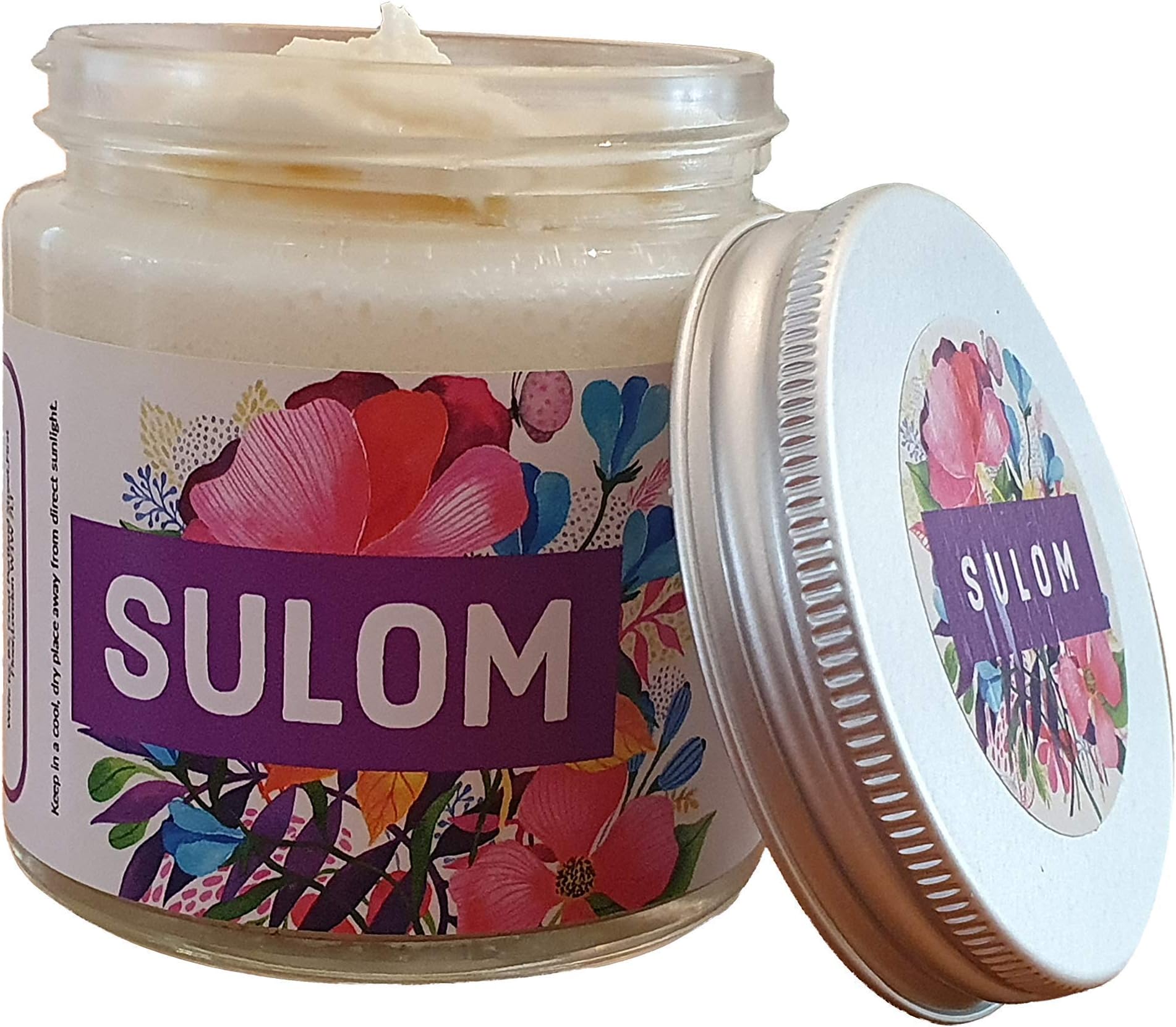 Organic Hair Custard With Shea Butter, Coconut Oil & Argan Oil | Vegan | No Chemicals | No Preservatives |100 gms | SULOM