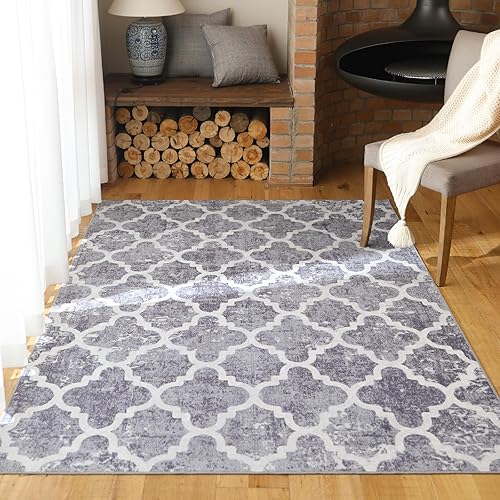 Miniatura 3 de ILANGO Alfombras antideslizantes para pasillo, 3 x 5 pies, alfombras de cocina tradicionales desgastadas, lavables, alfombra de pasillo para