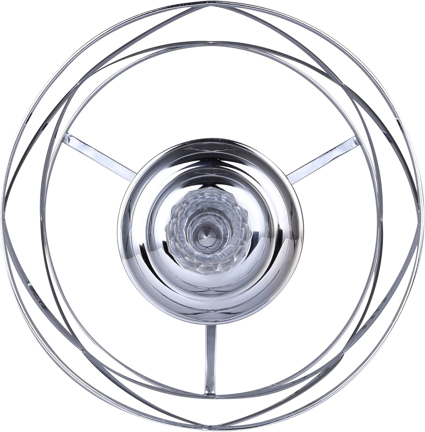 Canarm ICH172B03CH10 Vanessa 3-Light Chandelier, Chrome