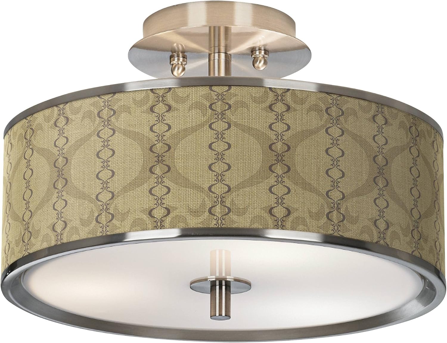 Giclee Glow Colette 14" Wide Ceiling Light with Print Shade