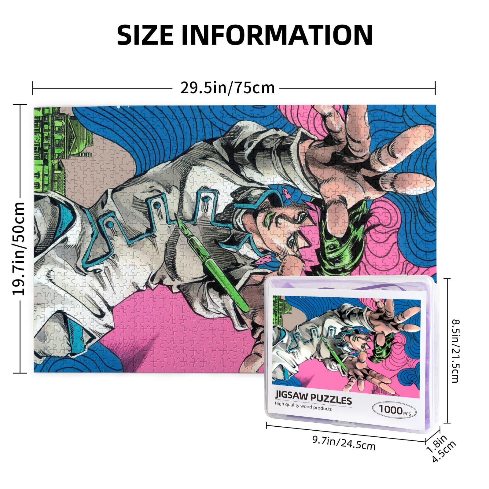 Amazon.co.jp: 1000ピース ジグソーパズル ジョジョの奇妙な冒険 岸辺