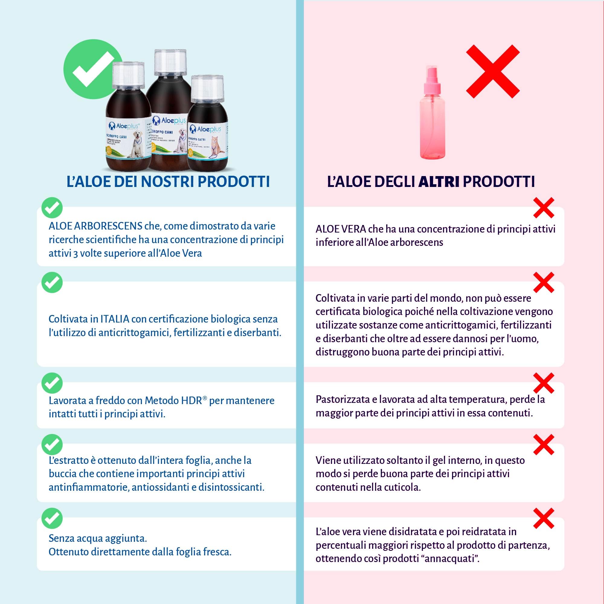 ALOEPLUS Gatti Sciroppo 100ml - Alimento Complementare Energetico, Disintossicante a base di Aloe Arborescens BIO, Rafforza le Naturali Difese, Ideale come ricostituente Gatto Anziano e Cuccioli