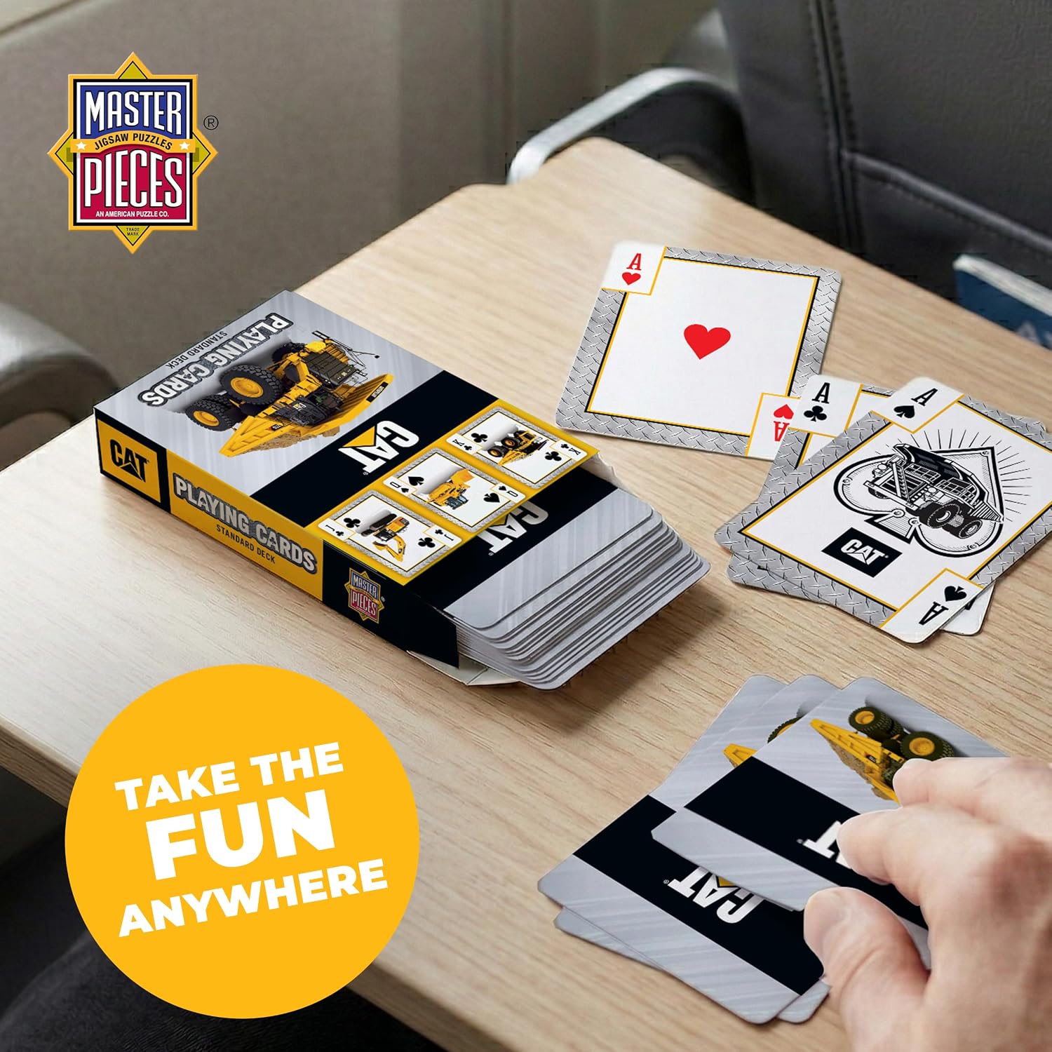 MasterPieces Family Games - Caterpillar Playing Cards - Officially Licensed Playing Card Deck for Adults, Kids, and Family