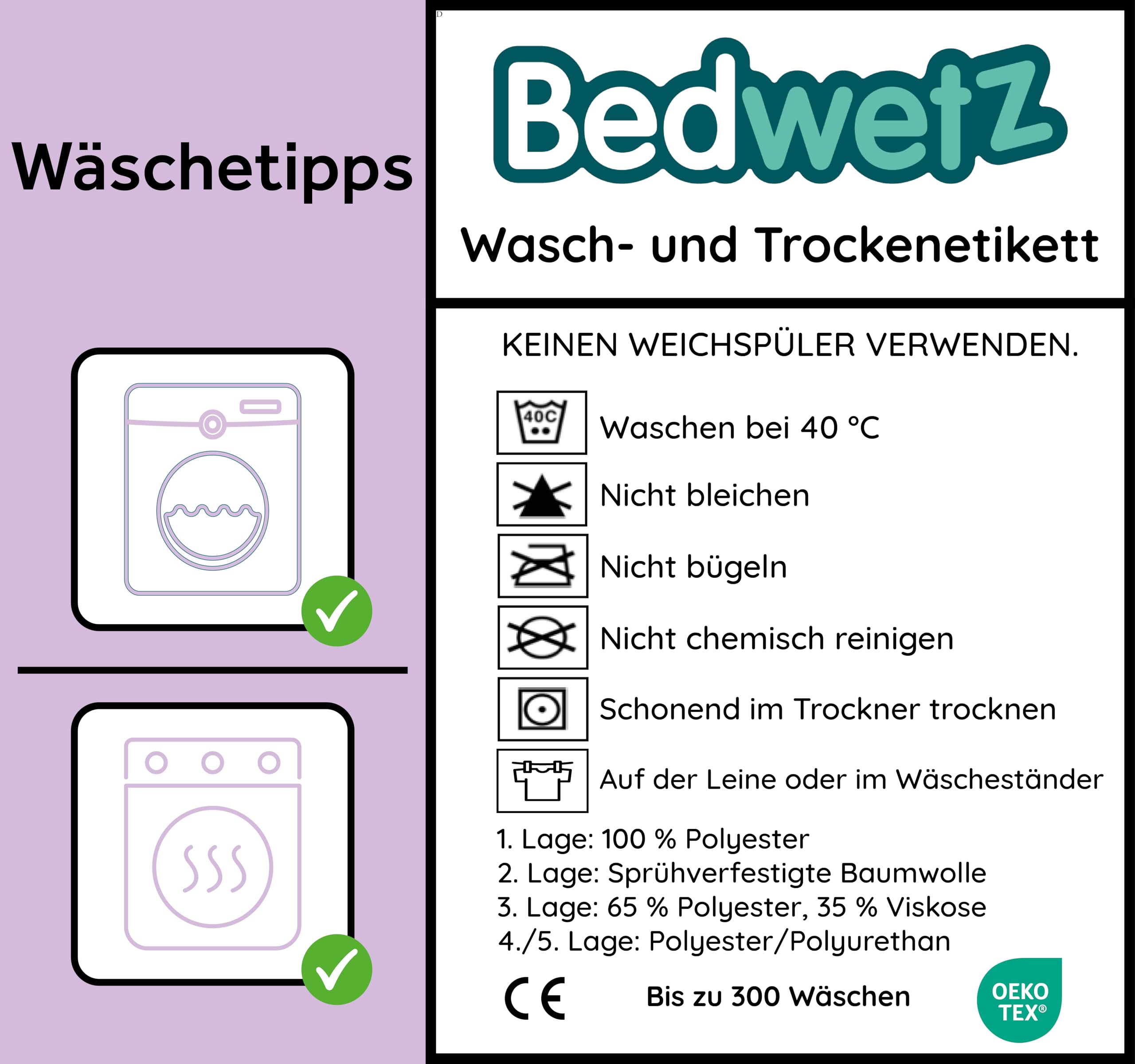 Töpfchen Ausbildung Bett Unterlage | Wásserdicht Matratzenschoner | Bettnässen Blätter | für Doppel Familienbetten | rutschfest Matte Mit Seitlichen stecken | Regenbogen
