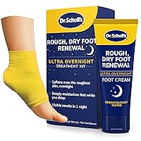Vista 1 de Dr. Scholl's Renovación de Pies Ásperos y Secos Ultra - Tratamiento Nocturno con Crema para Pies Nocturna de 3 oz con Aloe, Aceite de Coco y Urea