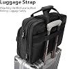 17 Inch Laptop Bag Expandable Computer Briefcase Taygeer Water Resistant Travel Office Shoulder Bag for Men Women Carry on Handle Business Messenger Bag for 17 inch Tablet/Notebook/HP/Dell- Black