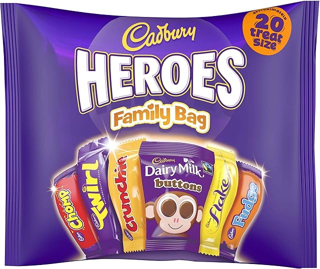 Cadbury Family Heroes Treat Size Chocolate Packs, 278g