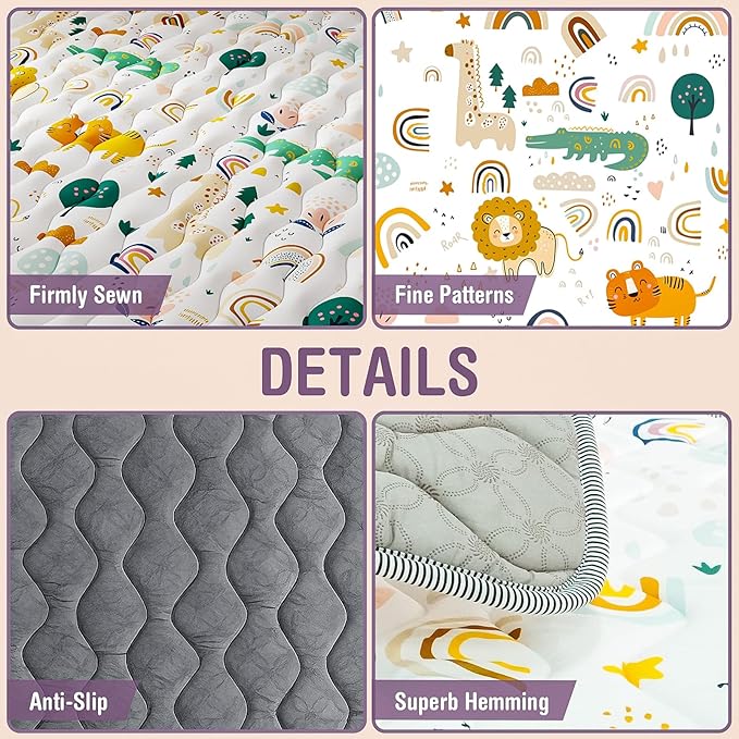 Baby Play Mat 71x59, Alfombra de Juegos para Bebé, Plegable miniatura 6