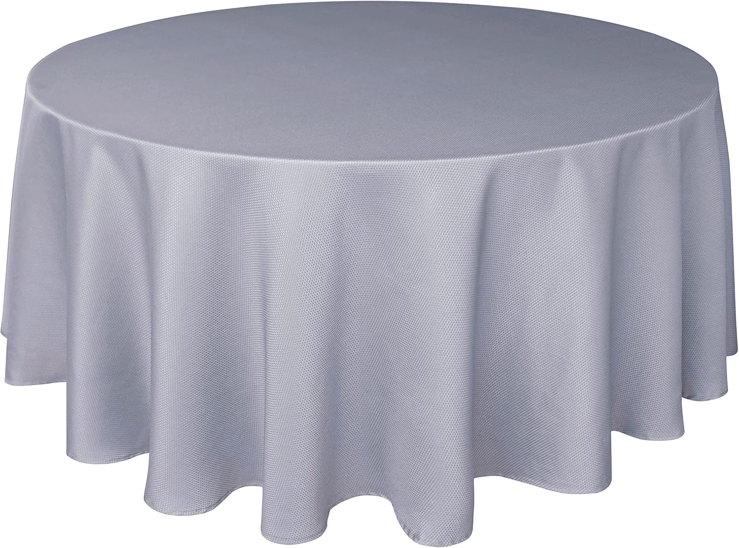 Biscaynebay Textured Fabric Tablecloths 132" Round for