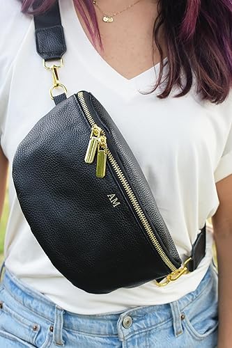 Miniatura 6 de Leather Fanny Pack Crossbody Bags for Women Trendy Sling Bag for Women Small Crossbody Bags for Women Vacation Essentials Handbags Crossbody Purse