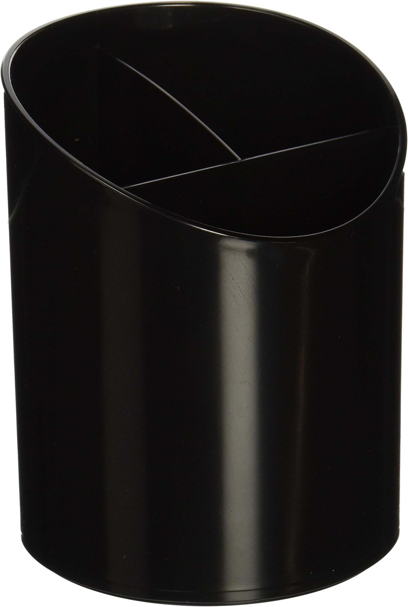 Deflecto Sustainable Office Large Pencil Cup, 4-3/8 x 5-5/8 Inches (34204) , Black