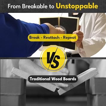 Rebreakable Breaking Board for Martial Arts - Taekwondo, Karate & MMA Training Board for Kids and Adults