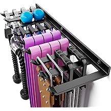 Wall Mounted Home Gym Equipment Storage Rack for Resistance Bands, Cable Attachments, Lifting Belts, Jump Ropes and Chains