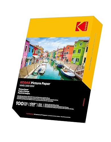 Miniatura 10 de KODAK Papel adhesivo fotográfico brillante, 8.5 x 11 pulgadas, 50 unidades, 4.23 oz/m²