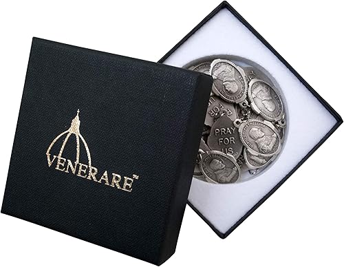 Medalla a Granel Lote de 20 Colgante de Santo de Metal (Padre Pio), Metal