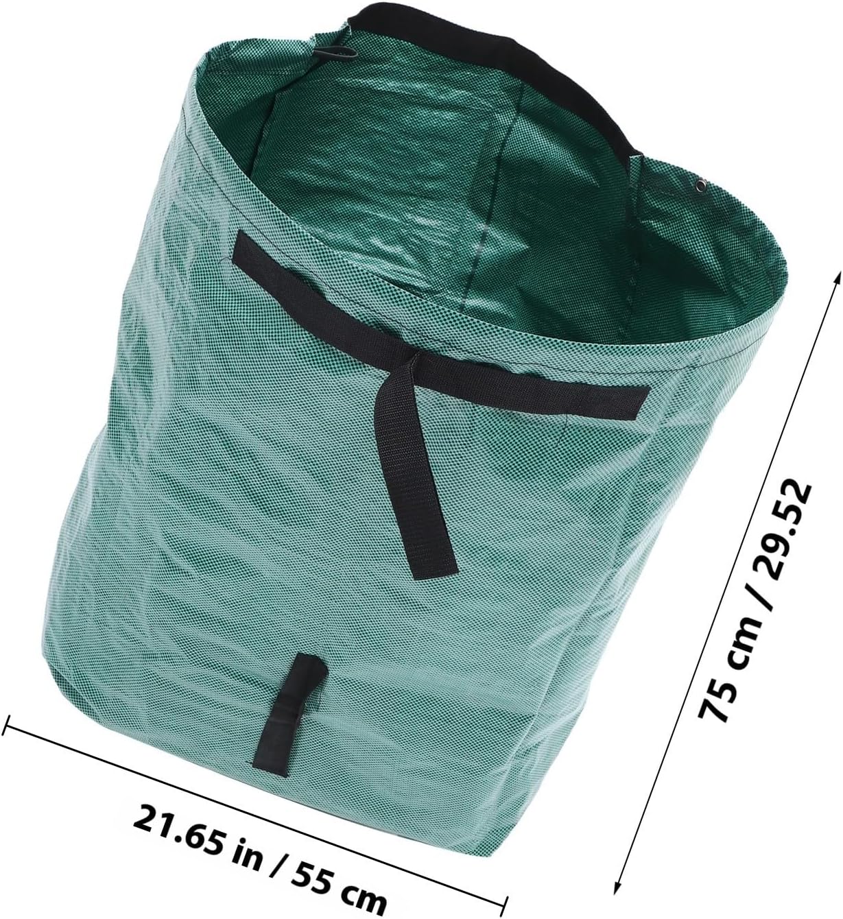 minkissy 53-gallon Reusable Leaf Collector Bag for Garden and Yard Waste Heavy-duty Leaf Trash Can with Handles Large Outdoor for Lawn Debris and Composting