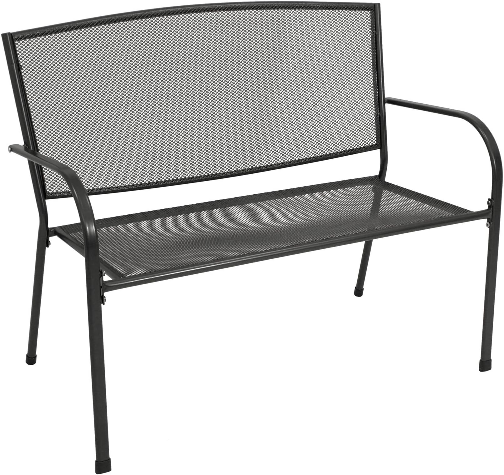 Nexos Trading Gartenbank Parkbank Rahmen Alu Bespannung Textilene