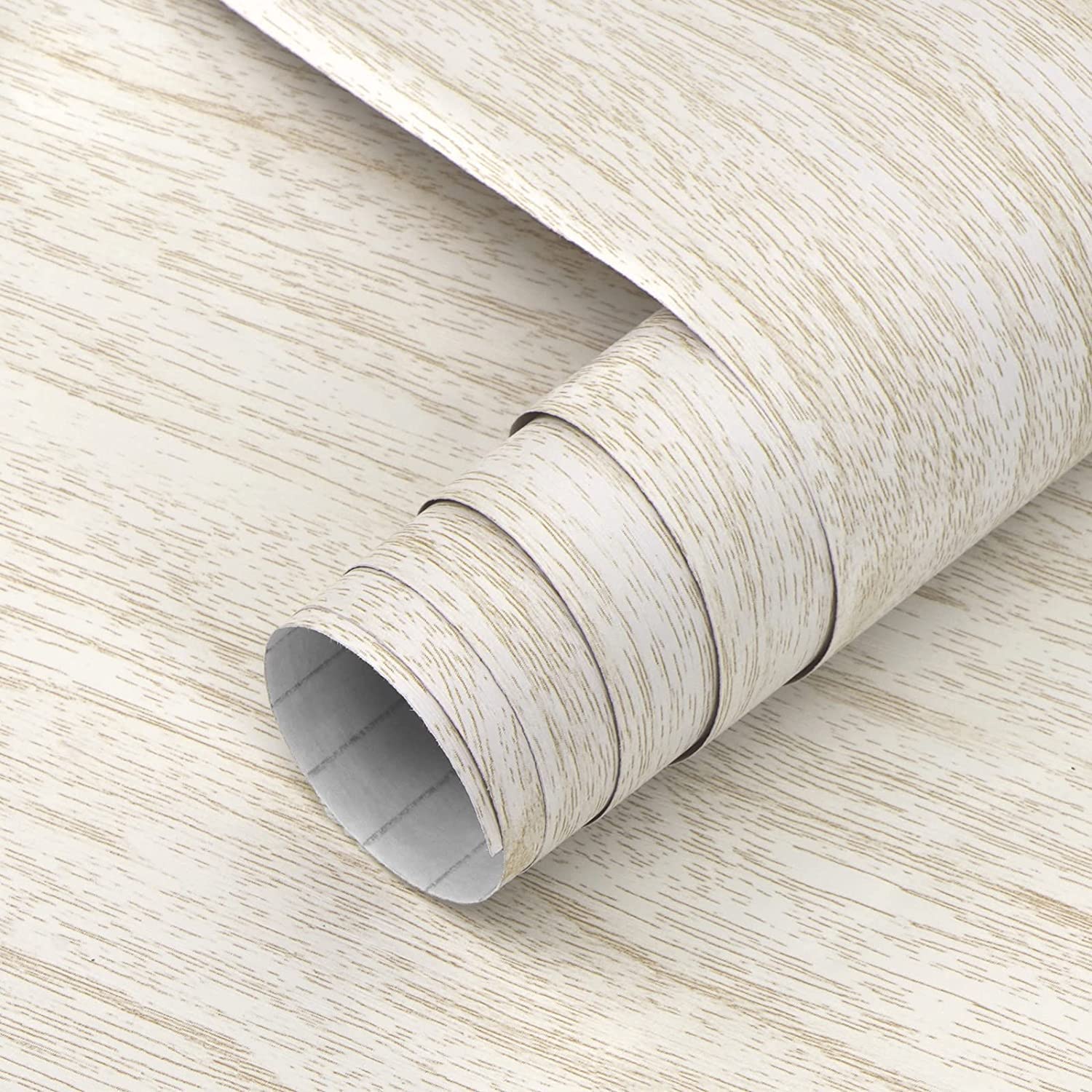SUNBIRD Peel and Stick Wallpaper Matte Brown Cream Contact Paper Solid Beige Wall Paper Self-Adhesive Thick Vinyl Removable Texture Cream Wallpaper for Cabinets Wall 24x48 Inch Maple Wood (B0BZ85Q1C1) Amazon Price History, Amazon Price Tracker